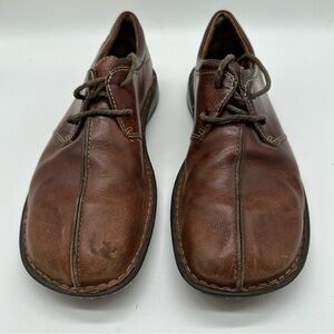 Born Rich Brown Leather Derbys 11